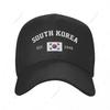 Unisex Baseball Cap South Korea EST Independence Day Wild Sun Shade Peaked Adjustable Outdoor Caps for Unisex Women