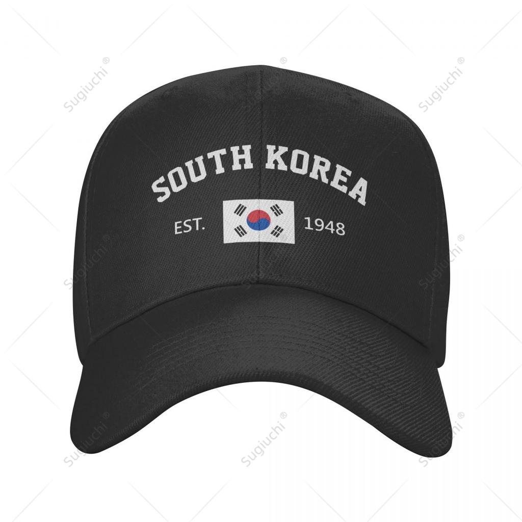 Unisex Baseball Cap South Korea EST Independence Day Wild Sun Shade Peaked Adjustable Outdoor Caps for Unisex Women