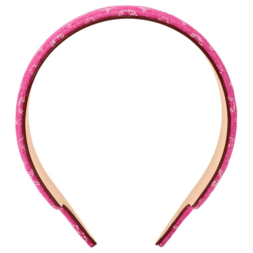

Louis Vuitton Monogram Pattern Vintage Denim Effect Design Headband Women accessories Rose M5419A Box+Shopping Bag