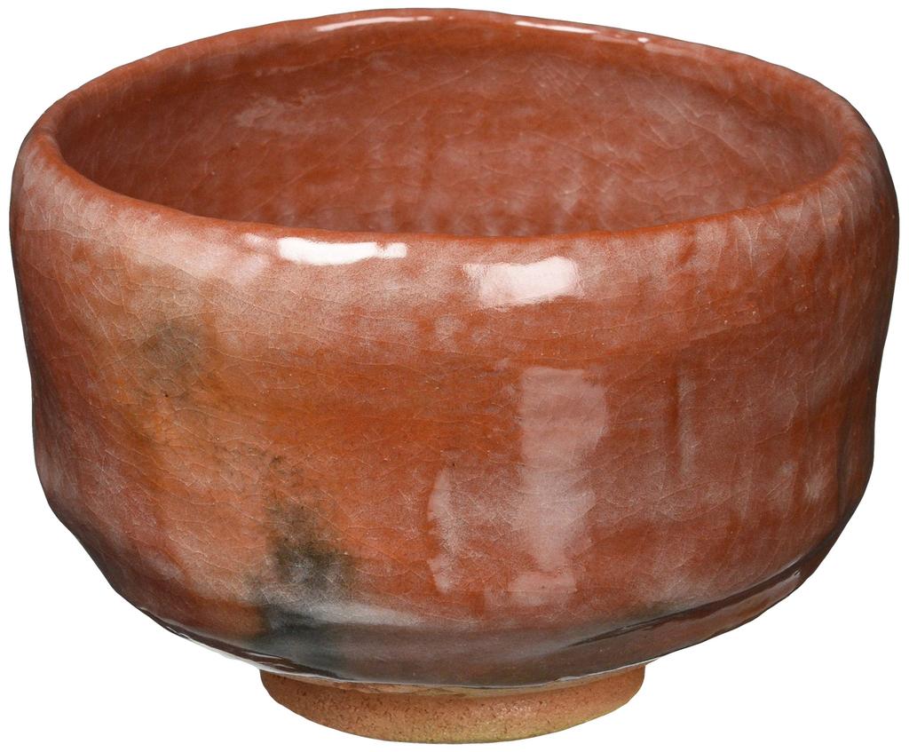 Aito Kyo-yaki Kiyomizu-yaki Matcha Bowl (Gift Box Included) Matsuraku Kiln Red Raku TSN689