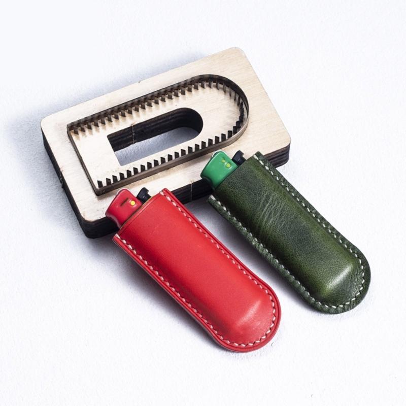 Fashionable Small Leather Cutting Die Convenient for Craft Handbag Coin Holder Keychain and Without Sewing Card Designs