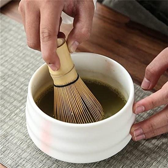 100-piece Chasen holder Chashaku Chasaji Matcha bowl Tea ceremony tools 4-piece set Kyurashi Yasume whisking preparation Beginner-friendly (A)