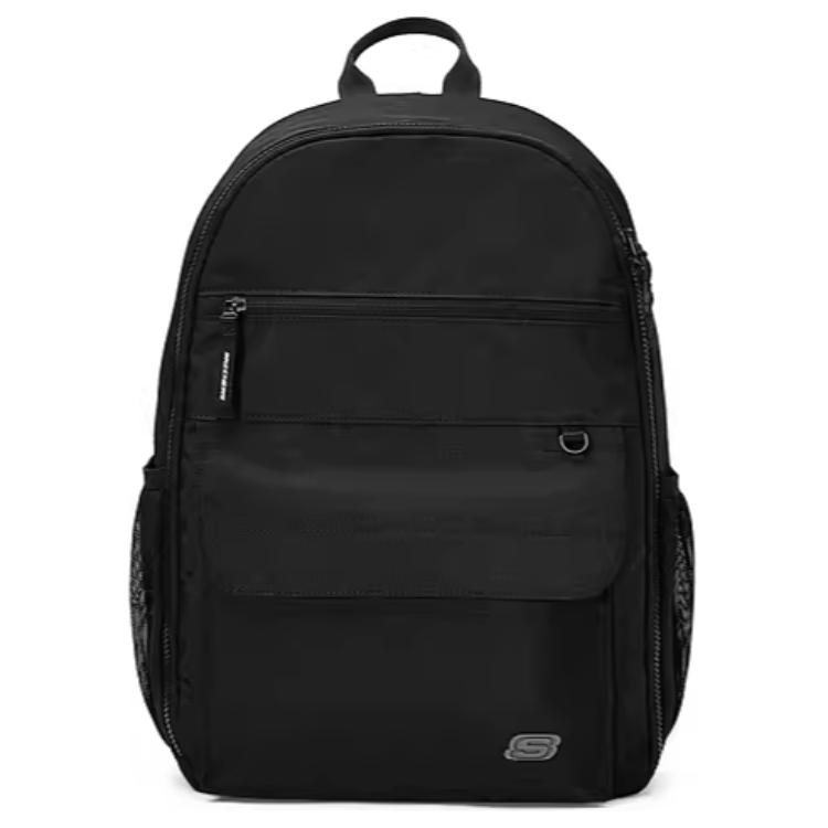 Skechers 20L Sports Alliance Series Large Capacity Independent Comfortable Fabric Backpack Unisex Backpack Black L324U040-0018 Black