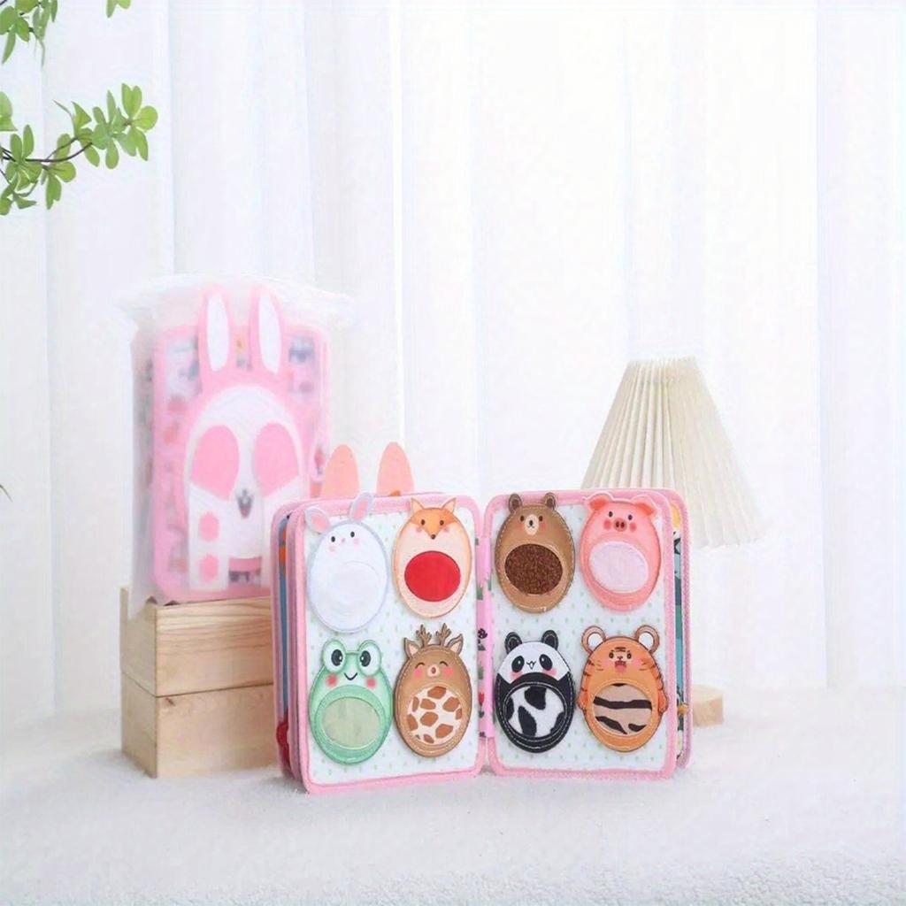 Bunny Book Quiet Book Early Education Enlightenment Baby Cloth Book Toy