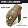 Gants à Doigts Entiers Écran Tactile Respirants Paintball Airsoft Tir Randonnée Sport de Combat Chasse Vélo Équipement de Travail Hommes