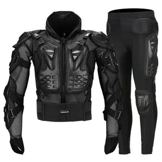 Motorcycle Armor Suits Motocross + Gears Long Pants Protection Motorbike Armadura Racing Back Protector,HZYEYO, D-232