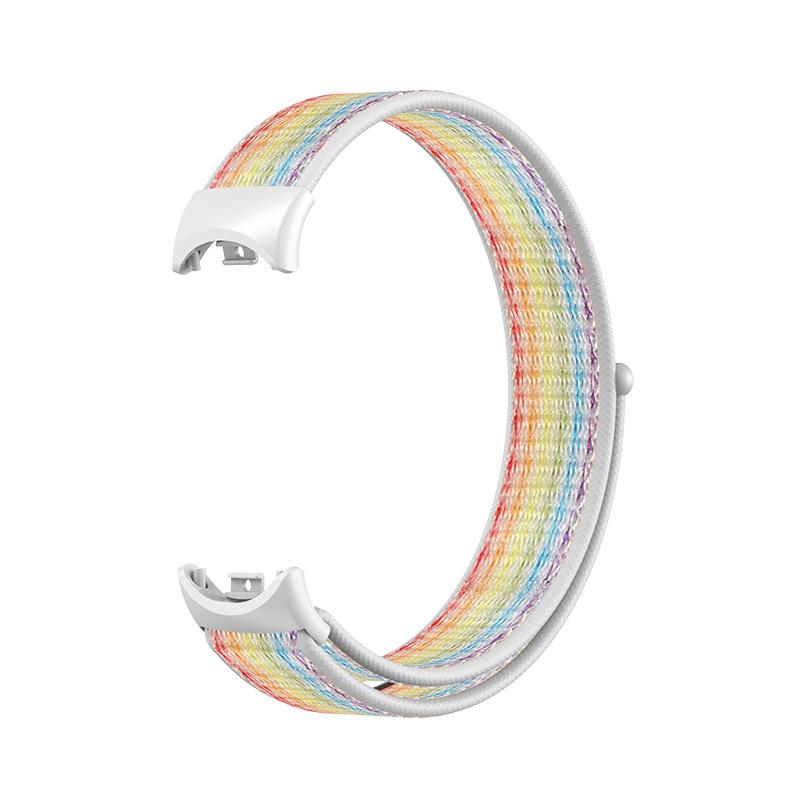 

Для Xiaomi Mi Band 8 7 6 цветной мягкий нейлоновый сменный ремешок мягкий ремешок для браслета умный браслет сменные аксессуары For Mi Band 8