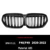Compatible Black Chrome Kidney Grille for 2020-2022 BMW X1 F48/F49