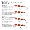 Noeby Jaeger Wave 180F Diving Stickbait, 180mm/76g Floating Stickbait Pencil with Stainless Steel Thru-Wire Construction and Big Wobbling Action (NS28