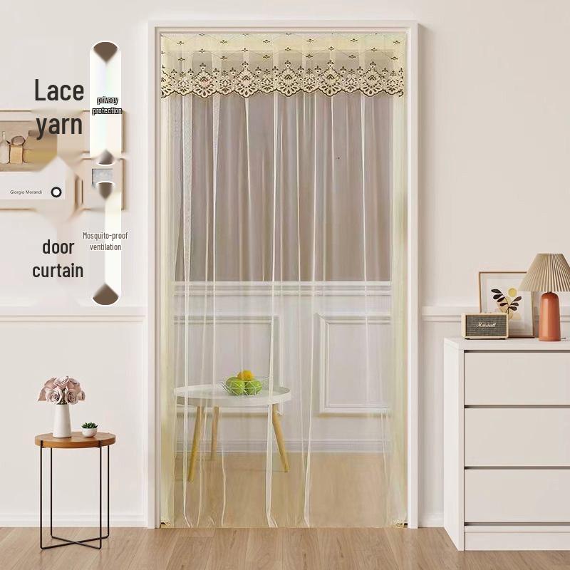Magnetic No-Drill Anti-Mosquito Door Curtain with Automatic Closing