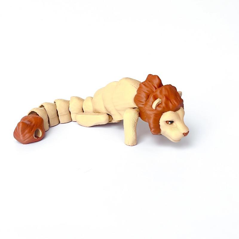 

1/2 Piece - 3D Printed Articulated Lion Figurine, Valentine s Day Decoration, Indoor and Outdoor Tabletop Decoration, Wedding, Birthday, Christmas