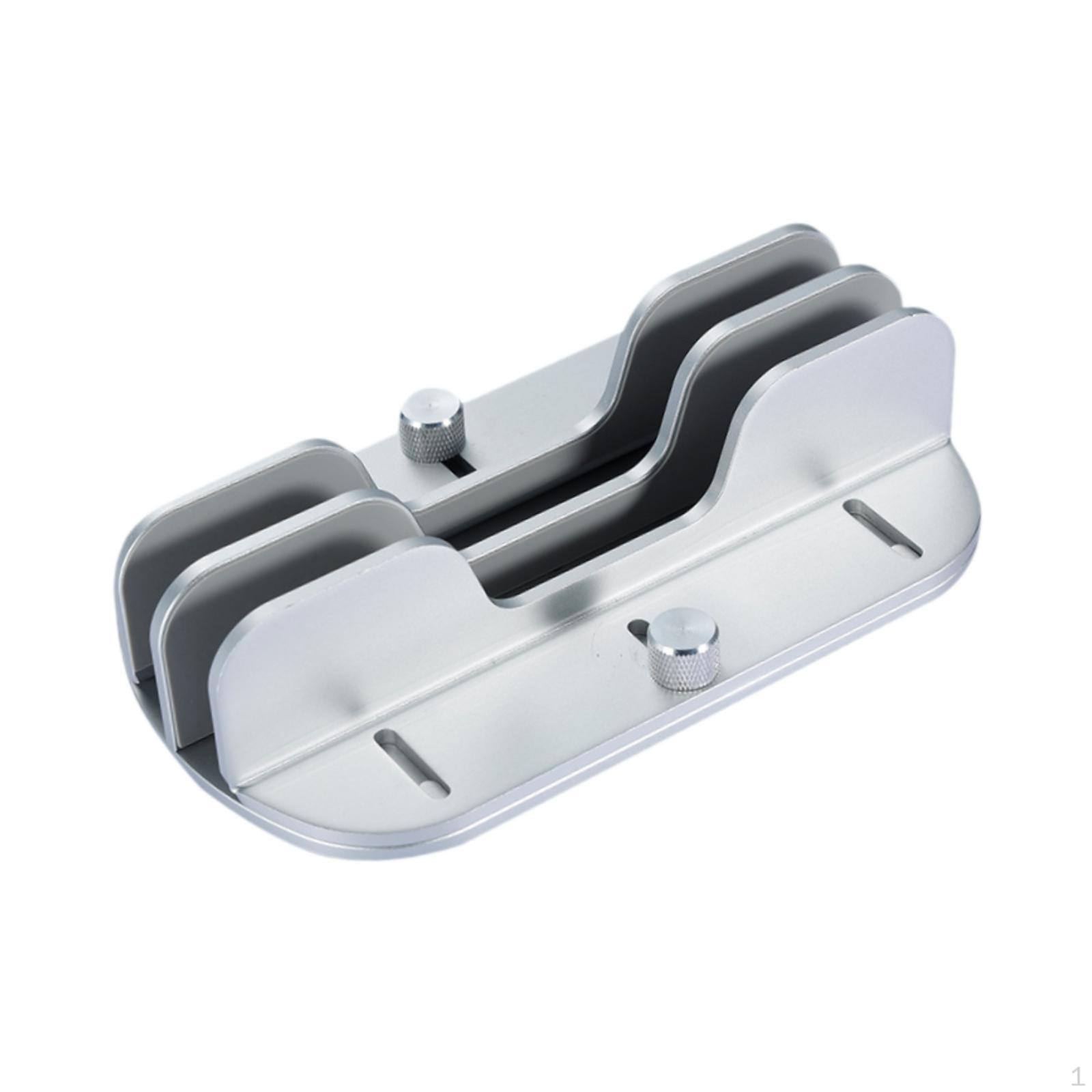 

Вертикальный держатель для ноутбука 2 док-станции настольная подставка для ноутбука для хранения домашнего офиса органайзер серебряный