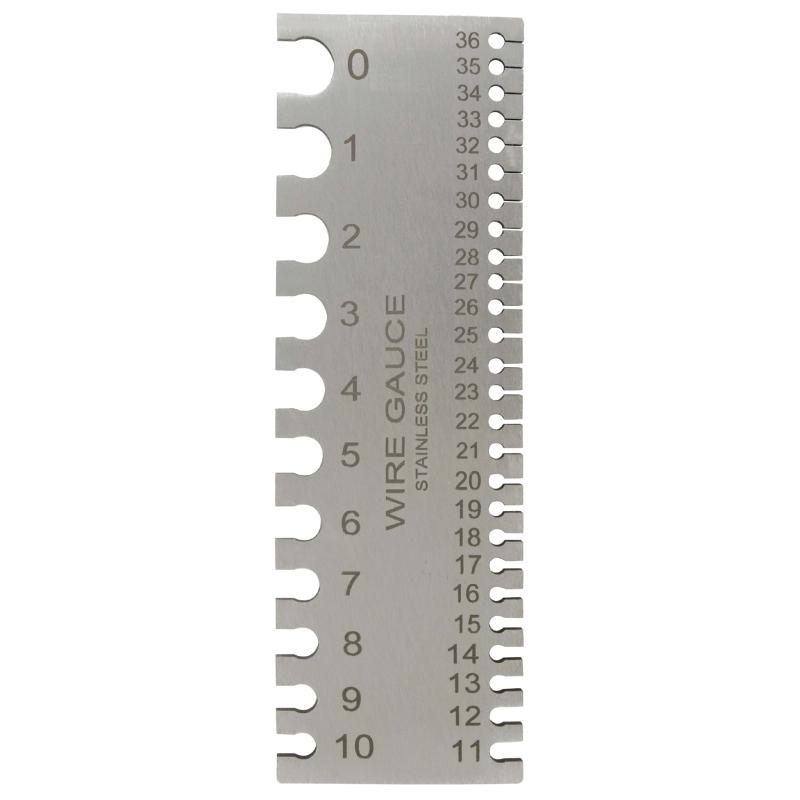 

Stainless Steel Welding Gage Plated Size Inspection Tool Wire Metal Sizes Thickness Gauge Wire/Metal Sheet Thickness 1