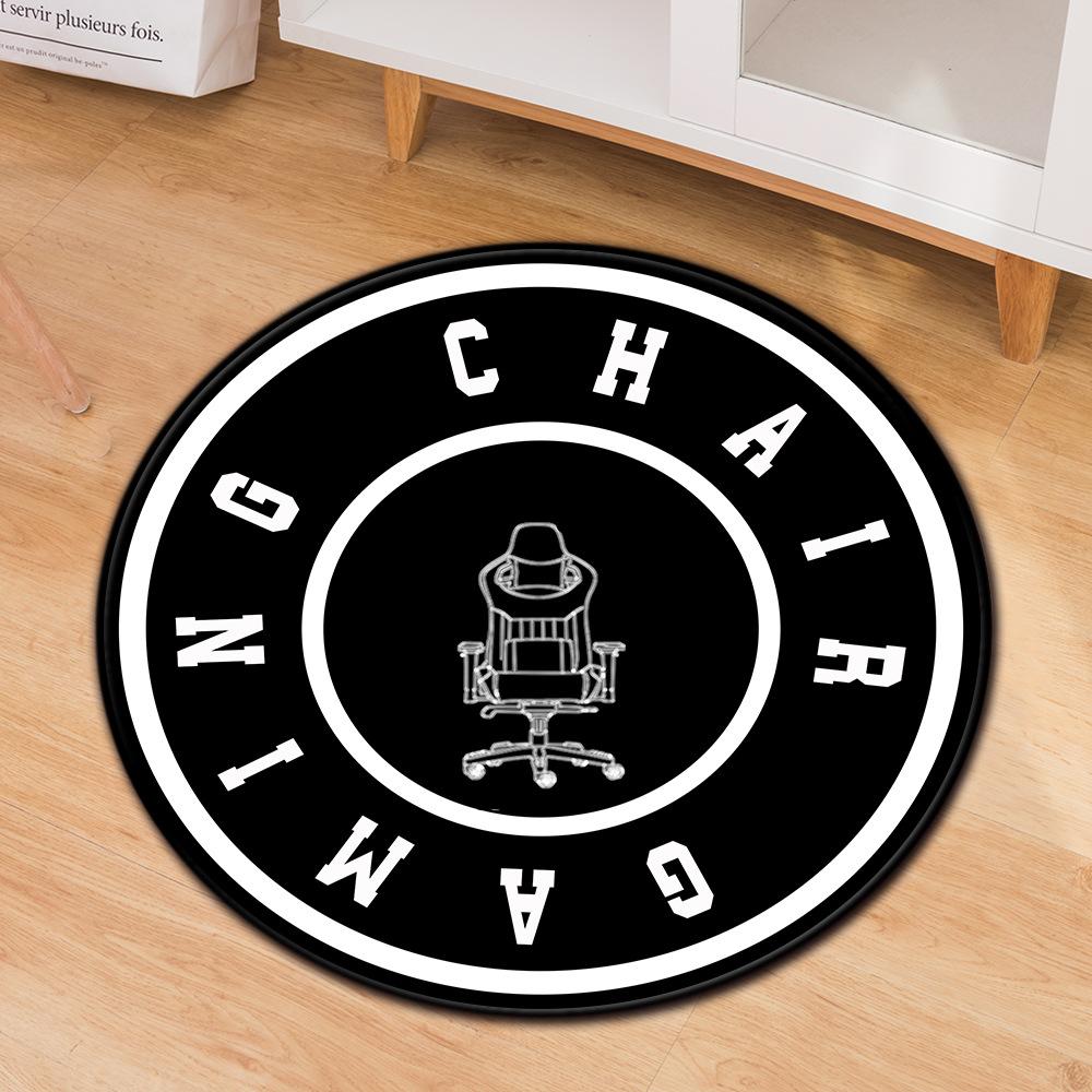Simple Printed Carpet Computer Chair Mat Office Chair Floor Mat Door Mat Foot Mat
