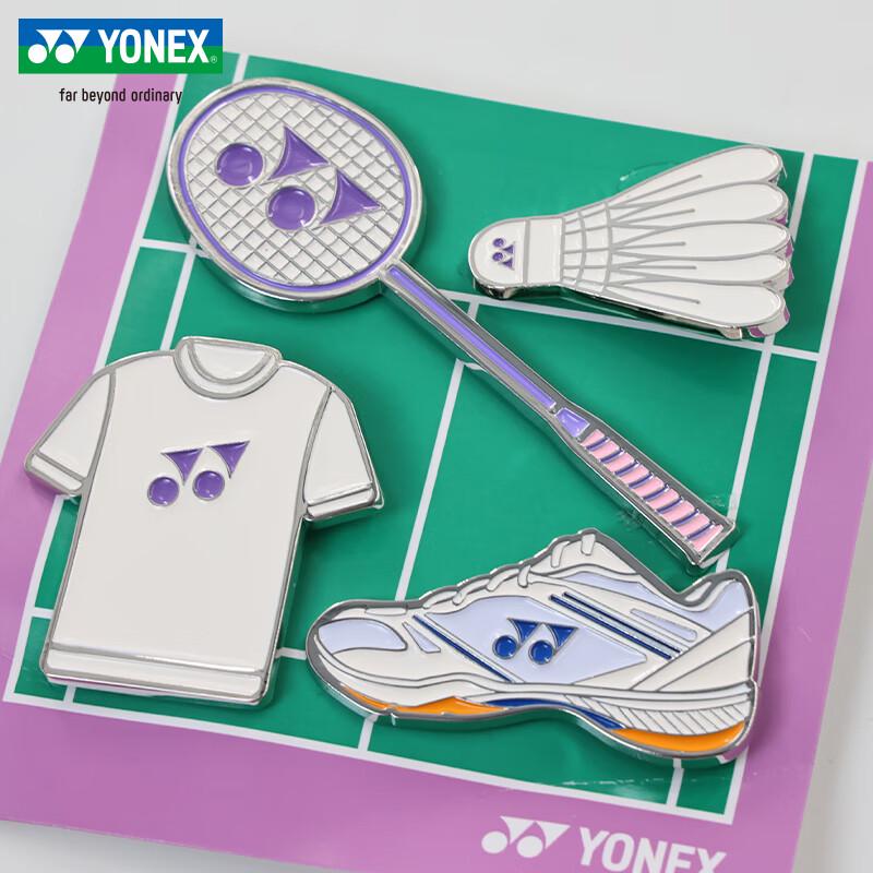 YONEX Badminton Pin & Badge Set