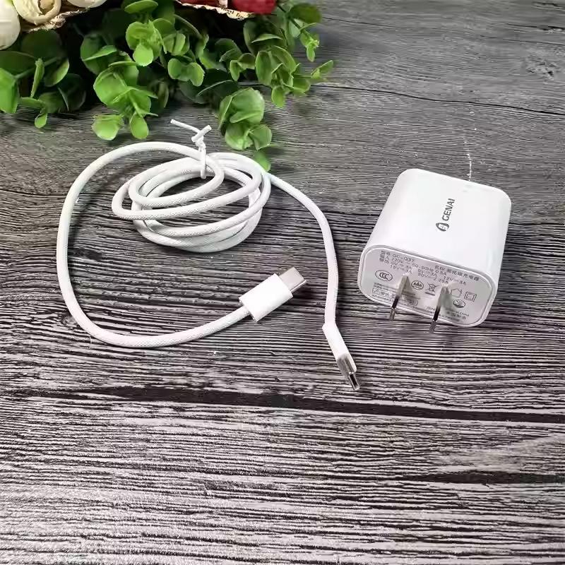 Geena GC-Q37 Dual TC Mobile Charger Set for iPhone 16 Series PD45W Fast Charge