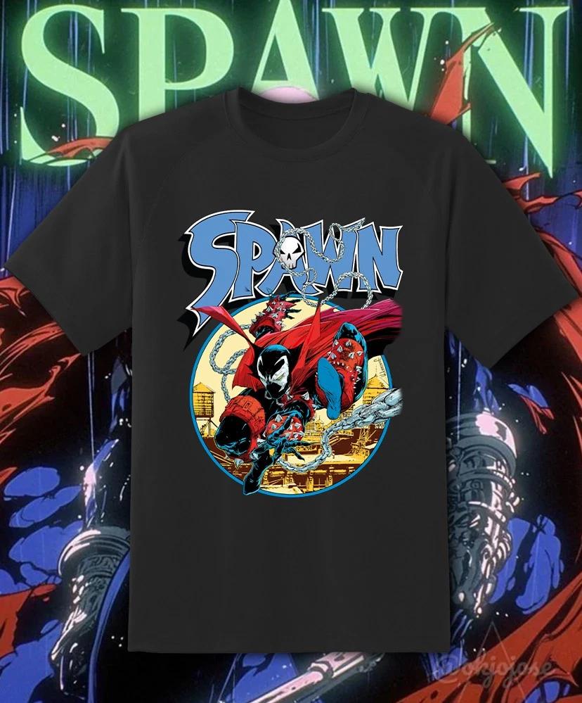 Men s and Women s T-shirts Spawn V1 Cartton Retro Video Game L