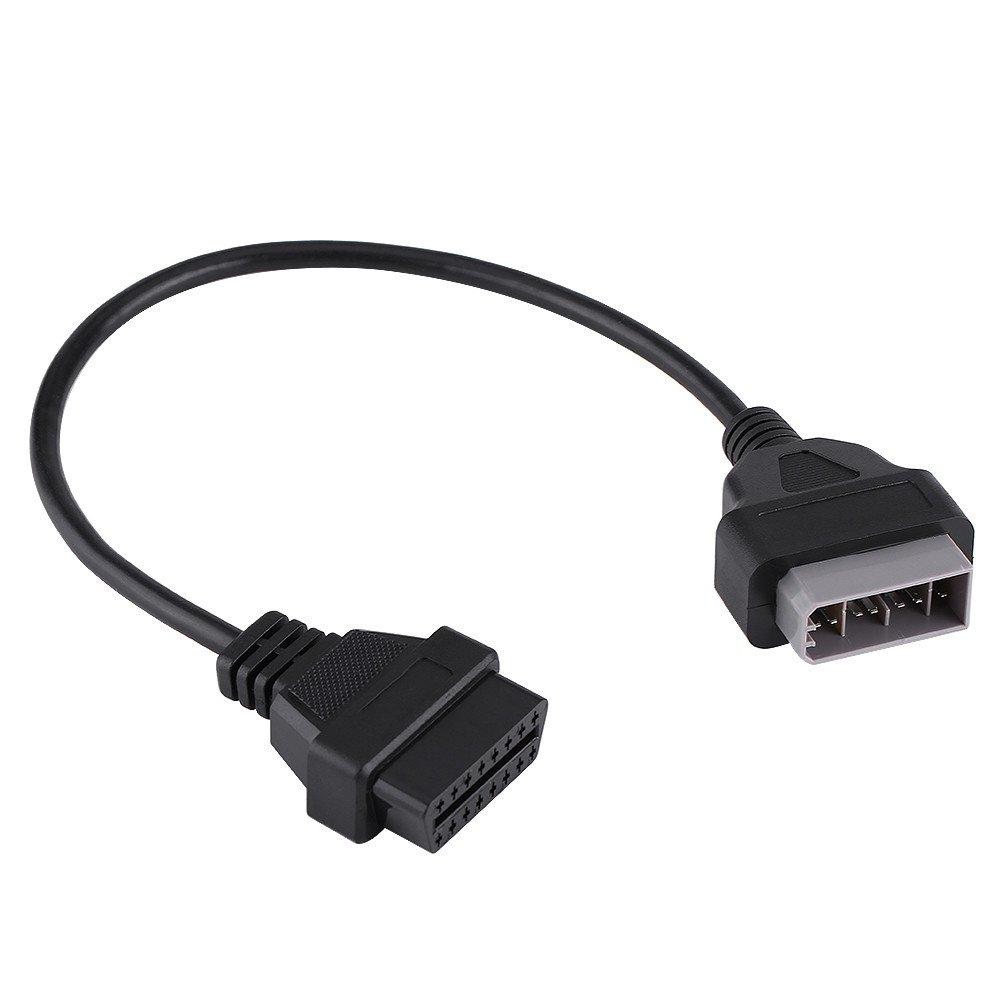 OBD2 Adapterkabel Diagnosekabel Stecker Konvertierungsstecker 14 Pin auf 16 Pin Kunststoff