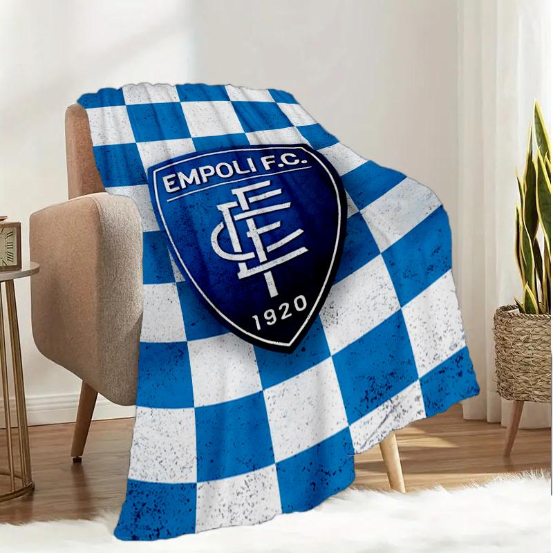 Football Empoli Crest Blanket Lightweight Ideal Bedding Blanket Perfect for Travel, Camping, Living Rooms, Offices, Sofas, Fan Christmas gift