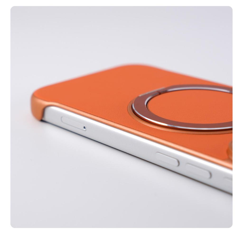 iPhone 17 Pro Max Borderless Case with Magnetic Stand, Ultra-Thin Bare Metal Feel for Apple 16 PM & 15 PM