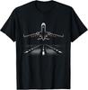 Flugzeug Luftfahrt Flieger Flugzeugführer T-Shirt