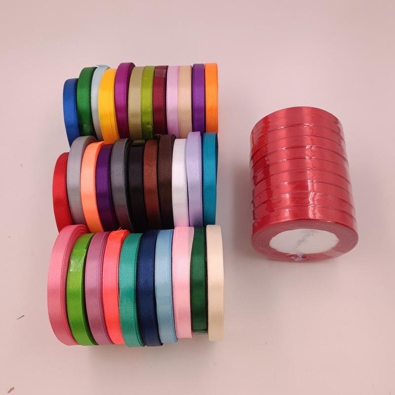 1cm DIY Handmade Satin Ribbon: Gift Packaging, Cake Decorating & Wedding Jewelry Materials