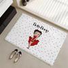 B-Betty-Cute-Boop Anime Floor Mat Eco Flannel Doormat Non-Slip Odorless Indoor Soft Short Plush Floor Rug