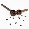 Lingură de măsurat cu mâner din lemn masiv de nuc negru Lingură pentru pudră de cafea 8/10g lingură de măsurat Lingură de măsurat din material lemnos brut