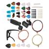 Guitar Accessories Color String Set Tuner Capo Bridge Pins Pick Replacement Playing Tools