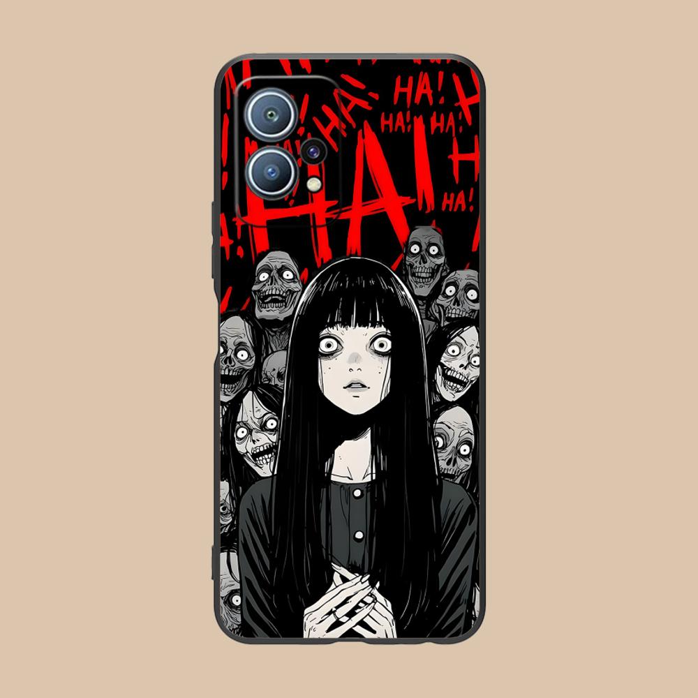 Terror Gothic Art Mobile Phone Case for Huawei P60 P50 P40 P30 P20 P10 P9 P8 Pro Lite Plus Colorful Printing Cover Cover Pretty