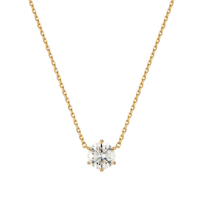 TATIANA (Silver 925) Moissanite 1 Carat Necklace DN0002