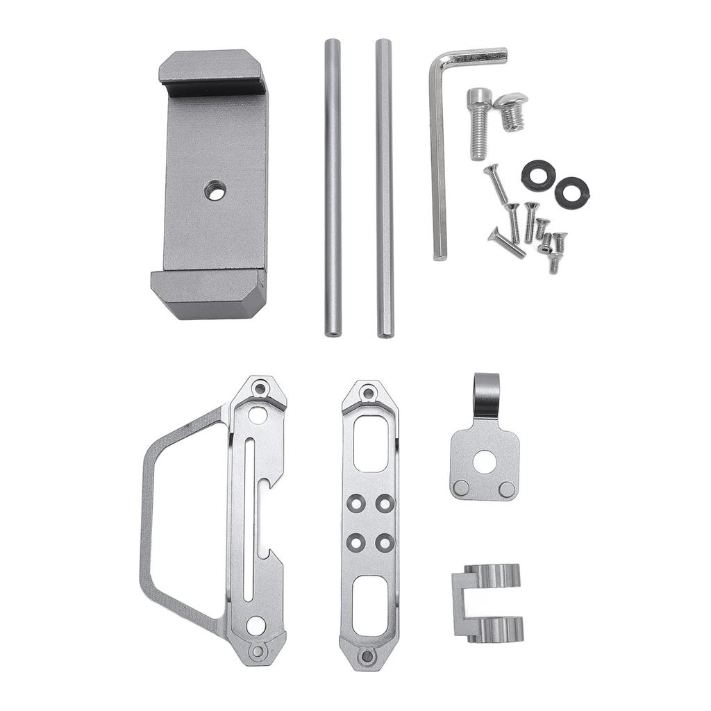 Screen Protective Bracket with Phone Holder Metal High Strength for Flysky Noble NB4 RC Car