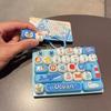Creative 26-Key Keyboard Keychain Stress Relief Fidget Toy Portable Sensory Toy for Adults Kids Travel Daily Stress Relief