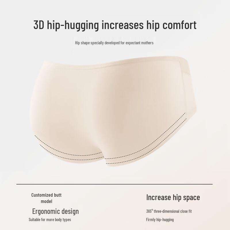 Urban Beauty Women's Class A Cotton Maternity Underwear 3-Pack