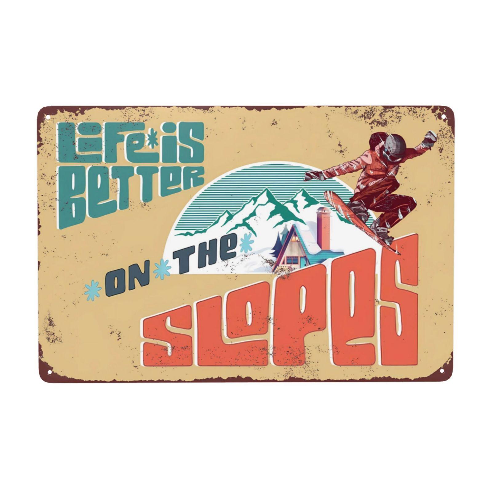 

Декор для стен на тему лыж, знаки для лыжной вечеринки, плакаты для лыж, винтажные знаки для лыж, металлические жестяные знаки для лыж, декор для горнолыжной базы, декор для дома в горах, SK 20x30cm