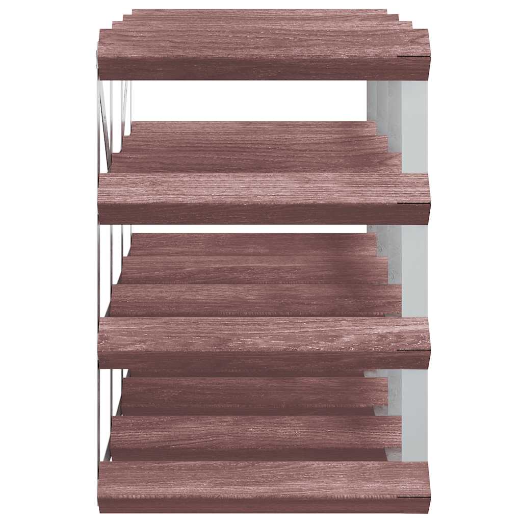 Vidaxl 12-Bottle Wine Rack, Brown, Solid Pine Wood