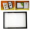Picture Frame with Bracket Easy to Disassemble Plastic Decorative Photo Frame for Dried Flowers Shells