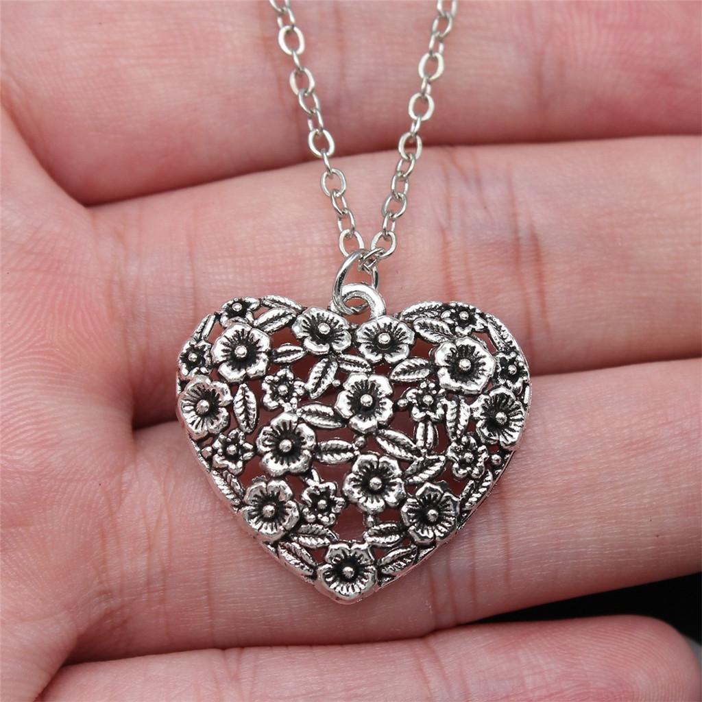 Necklace On The Neck 43cm Chain Peach Heart Nameplate Wedding Jewelry Findings QN057