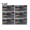 Home Interior Wall Makeover 6Pcs Vintage Faux Stone Self?Adhesive Tiles, Waterproof Oil?Proof Backsplash Kitchen Tiles Sticker, Peel & Stick