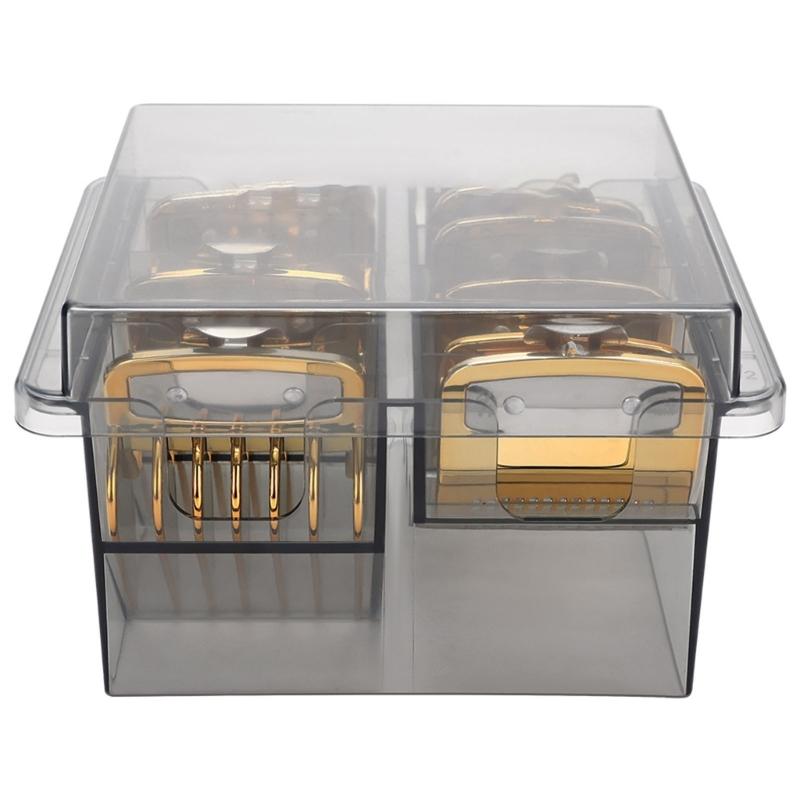 Practical Plastic Clippers Guard Holder Designed To Prevent Loss And Damage Storage Box For Barbers And Home Use