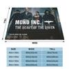MONO INC Goth Rock Music Blankets Soft Warm Flannel Throw Blanket Bedspread for Bed Living room Picnic Travel Home Couch