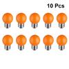 10pcs Led Bulbs Colorful Outdoor Waterproof E27 2W Pc Shell Bright Party Light For Garden Patio Yard Lawn Decoration Holiday