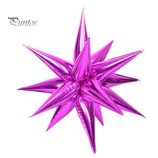 50 de bucăți de 18 inci cu balon stea cu con de 18 inchi, metalic, rezistent la scurgeri, mai gros pentru baby shower, decorare pentru petrecerea de nuntă, balon din aluminiu