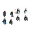 4Pcs Halloween Hanging Ghost Skeleton Flying Ghost Party Props Halloween Haunted House Decorations