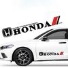 DLYXV1 Car Styling Side Body Badge Emblem Decal Car Door Side Stripes Stickers For Honda Civic Accord CRV Hrv FIT Car Exterior