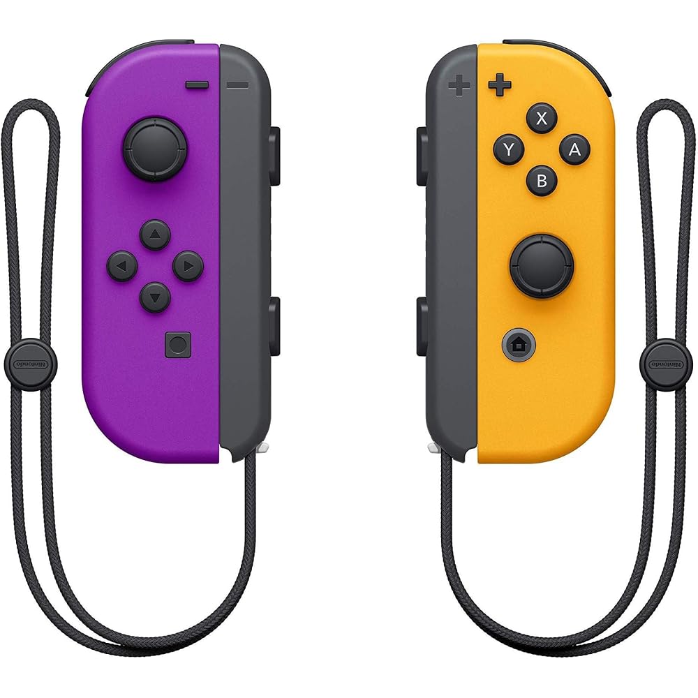 [Genuine Nintendo] Joy-Con (L) Neon Purple/ (R) Neon Orange