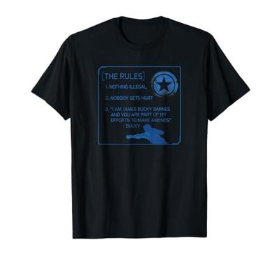 Marvel's The Falcon and Winter Soldier Bucky Barnes Rules T-Shirt