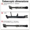 Motorcycle Aluminum Adjustable Side Stand Holder Kickstand Fit For CB500X CBR500R CB500F CBR400R 2022-2024 CB500 HORNET NX500