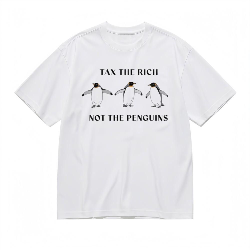 

Men s Fashion Slight Stretch Comfy Classic T-Shirt Penguin Graphic Design Tee 2XL