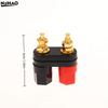 1/5Pcs Banana Plugs Couple Terminals Red Black Connector Amplifier Terminal Binding Post Banana Speaker Plug Jack